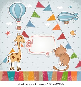 Holiday card design.