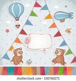 Holiday card design.