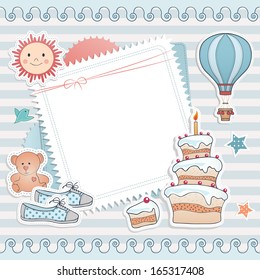 Holiday card design.