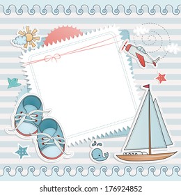 Holiday card design.