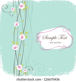 Holiday card design with place for your text