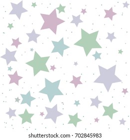 Holiday card, star poster