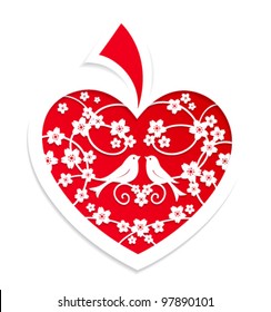 Holiday Card. Valentine's day.