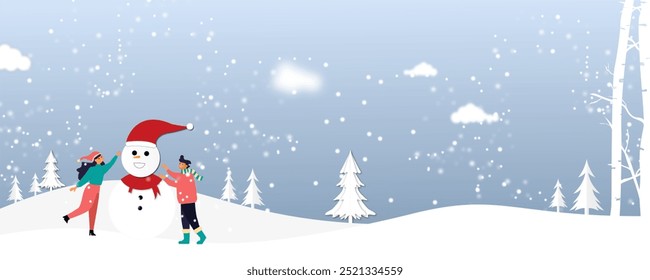 Holiday cards with Christmas tree, reindeers, ornate floral frames, background and copy space. Universal artistic templates.