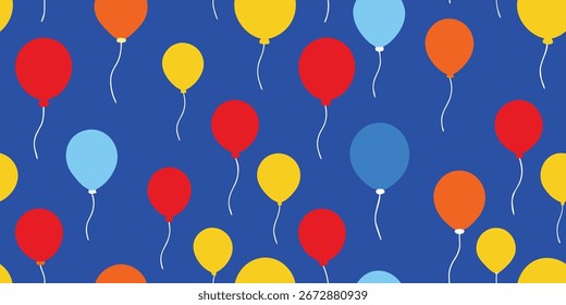 Holiday celebration icons repeating pattern vector seamless design
