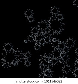 Holiday celestial background Festive Confetti. Scatter of contoured stars.
Dynamic Motion Vector background for holiday, celebration decorations, paper packaging, textile design, covers.
