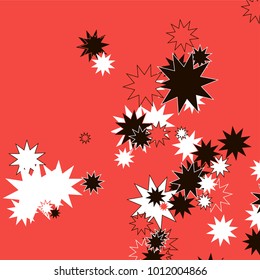 Holiday celestial background Festive Confetti. Scatter of contoured stars.
Dynamic Motion Vector background for holiday, celebration decorations, paper packaging, textile design, covers.
