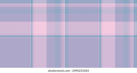 Holiday check texture seamless, ethnic textile fabric vector. Uniform tartan pattern plaid background in pastel and light colors palette.