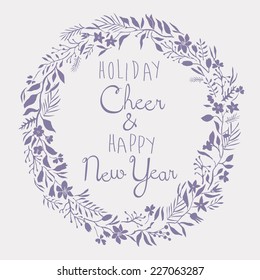 Holiday Cheer & Happy New Year Card