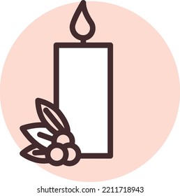 Holiday christmas celebration, illustration, vector on white background.