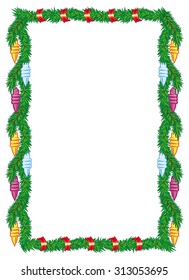 Holiday Christmas frame