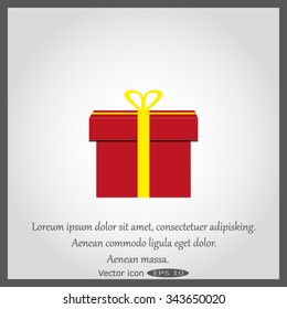 Holiday Christmas gift boxes. Vector