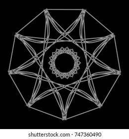holiday Christmas patterns and snowflakes symbol icon