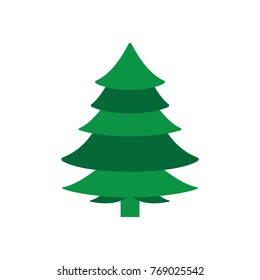 Holiday Christmas Tree Vector Illustration