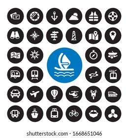 Holiday Circle icon set vector