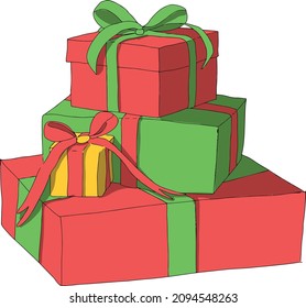 Holiday Collection - Christmas Gifts -Great for advertising, christmas cards, t-shirts  activities.
