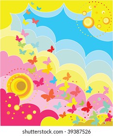 Holiday colorful background