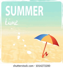 Holiday concept - beach background - summer vacation theme