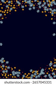 Holiday  confetti background  with sparkling festive texture for Christmas cards, New Year posters, web banners and elegant celebration graphics.