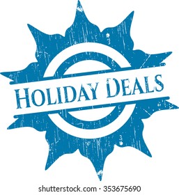 Holiday Deals grunge stamp