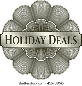 Holiday Deals money style rosette