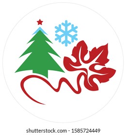 holiday decal for christmas drinking party