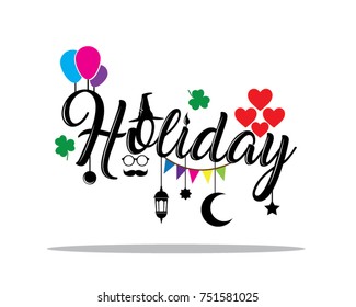 holiday decoration illustration design