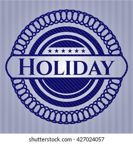 Holiday denim background