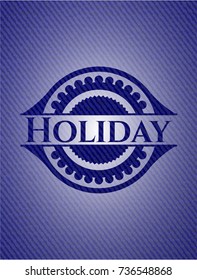 Holiday denim background
