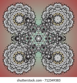 Holiday design for Christmas and New Year fashion prints. Snowflakes. Christmas cute background with snowflakes abstract background.Vector illustration.