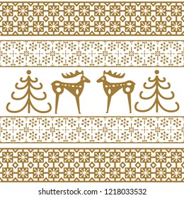 Holiday Сhristmas Design. Ikat Seamless Pattern. Chevron Brush Texture. Boho Water Print. Geometric Hand Drawn Textile Ornate.