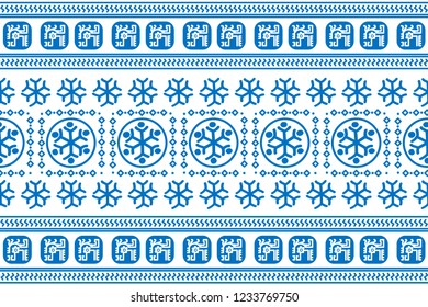 Holiday Сhristmas Design. Ikat Seamless Pattern. Chevron Brush Texture. Boho Water Print. Geometric Hand Drawn Textile Ornate.