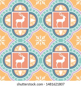 Holiday Сhristmas Design. Ikat Seamless Pattern. Chevron Brush Texture. Boho Water Print. Geometric Hand Drawn Textile Ornate.