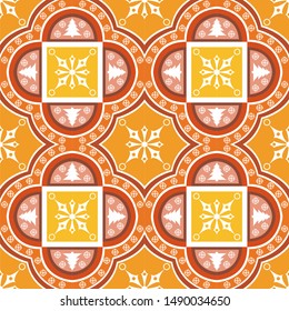 Holiday Сhristmas Design. Ikat Seamless Pattern. Chevron Brush Texture. Boho Water Print. Geometric Hand Drawn Textile Ornate.