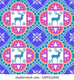 Holiday Сhristmas Design. Ikat Seamless Pattern. Chevron Brush Texture. Boho Print. Geometric Hand Drawn Textile Ornate