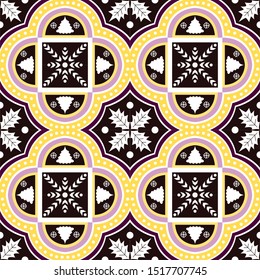 Holiday Сhristmas Design. Ikat Seamless Pattern. Chevron Brush Texture. Boho Print. Geometric Hand Drawn Textile Ornate.