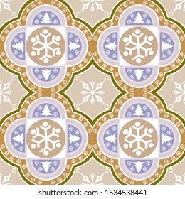 Holiday Сhristmas Design. Ikat Seamless Pattern. Brush Texture. Boho Print. Geometric Hand Drawn Textile Ornate.
