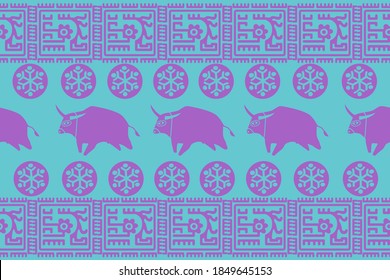 Holiday Сhristmas Design. Ikat Seamless Pattern. Chevron Brush Texture. Geometric Hand Drawn Textile Ornate.