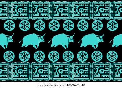 Holiday Сhristmas Design. Ikat Seamless Pattern. Chevron Brush Texture. Geometric Hand Drawn Textile Ornate.