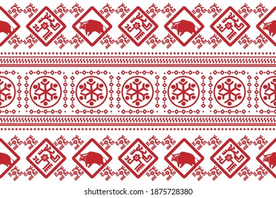 Holiday Design. Ikat Seamless Pattern. Chevron Brush Texture. Geometric Hand Drawn Textile Ornate.