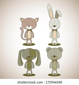 holiday design over gray background vector illustration
