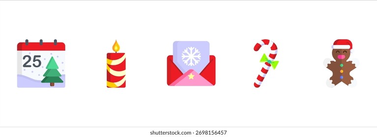 Holiday Essentials Icon Set for Christmas Designs