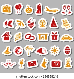 holiday and events stickers