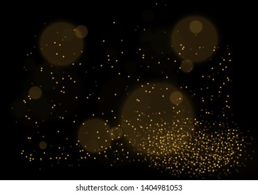 Holiday festive background with bokeh