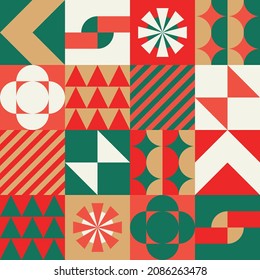 Motif de fête des fêtes design avec bords harmonieux et couleurs vives image vectorielle eps10