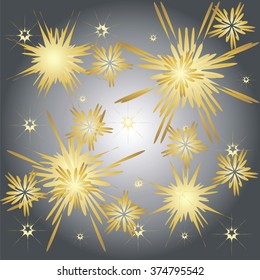 Holiday fireworks.Fantastic beautiful pattern.