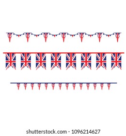 Holiday flags set