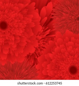 holiday floral background. rose flower. red color. vector illustration. for invitation, print, wallpaper