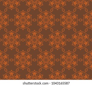 holiday floral seamless pattern background. Luxury texture for wallpaper, invitation. Vector illustration. Art deco