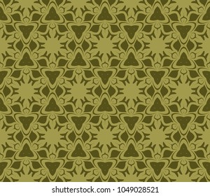 holiday floral seamless pattern background. Luxury texture for wallpaper, invitation. Vector illustration. Art deco